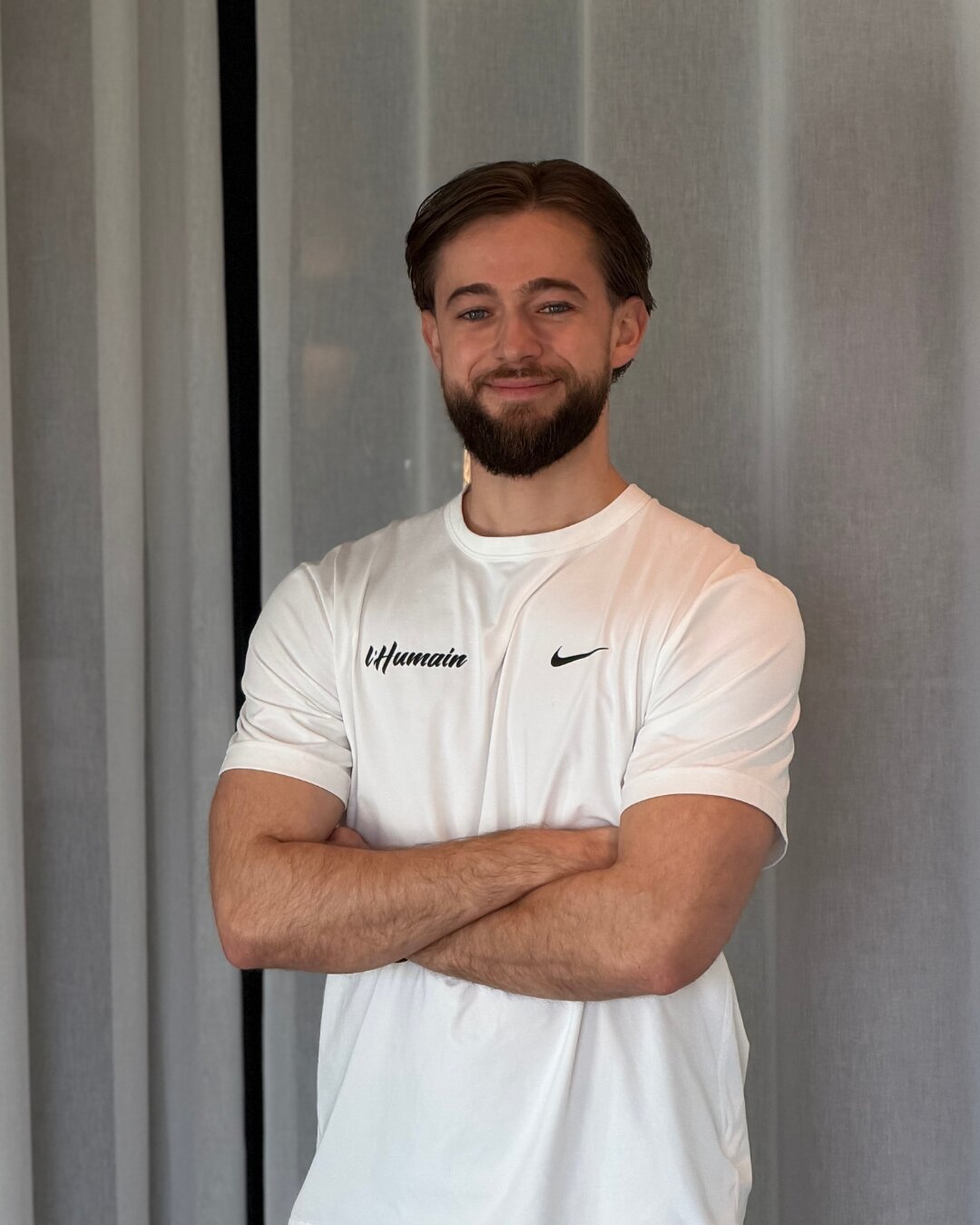 Portret van Maurice Meijboom, personal trainer en fysiotherapeut bij L'Humain